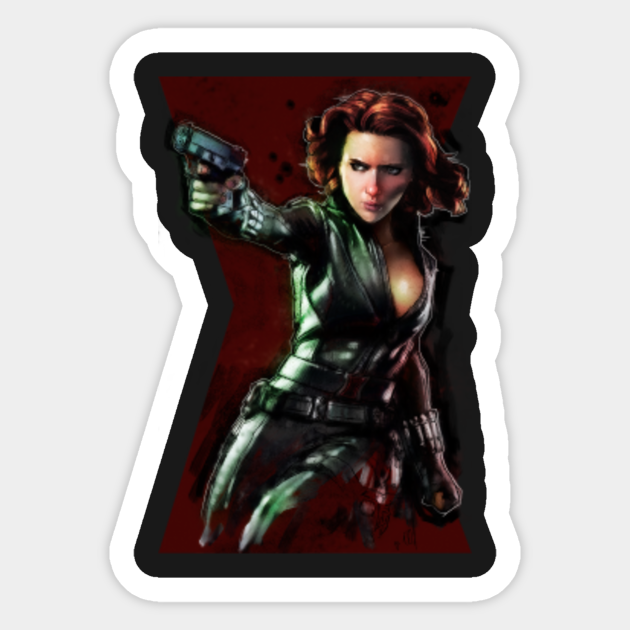 Widow Black Widow Sticker Teepublic